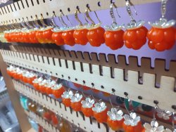 Серьги "МОРОШКА" бижутерия ручная работа