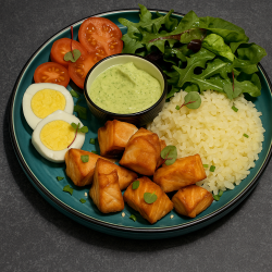 Боул с сёмгой