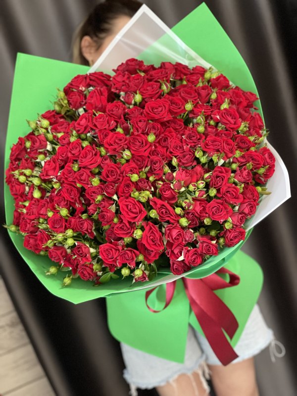 Кустовая Роза «Ред Дайменшн»