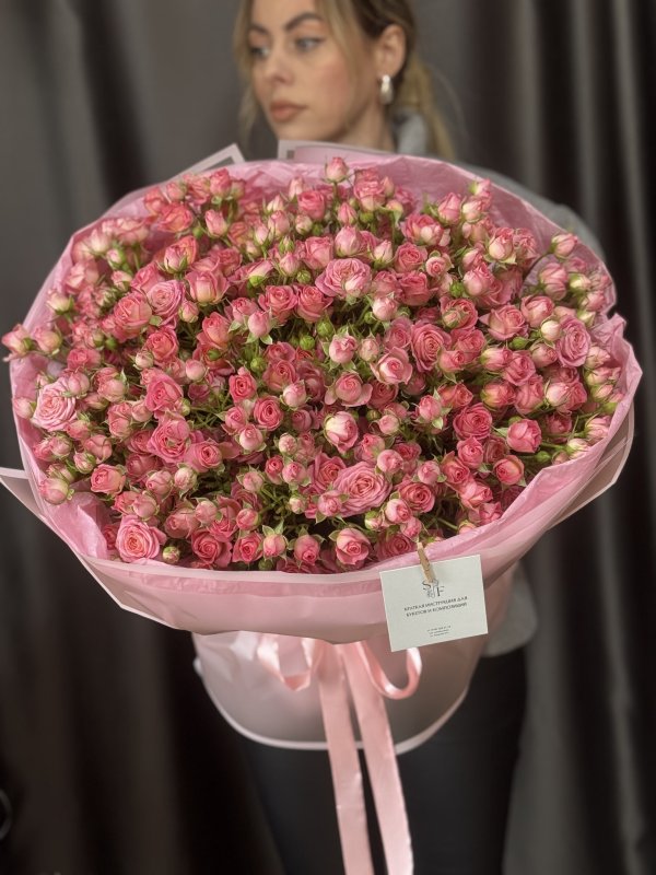 Кустовая Роза « Пинк Хеопс»