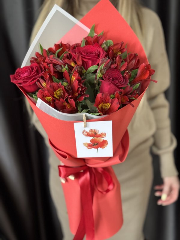 Букет Альстромерии 2