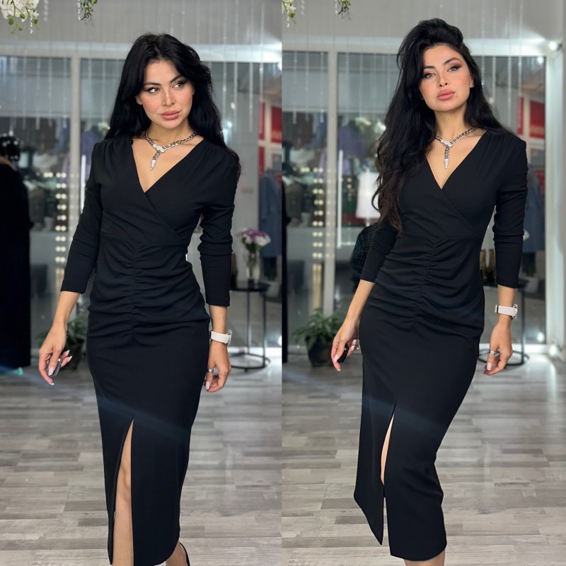 Платье с драпировкой