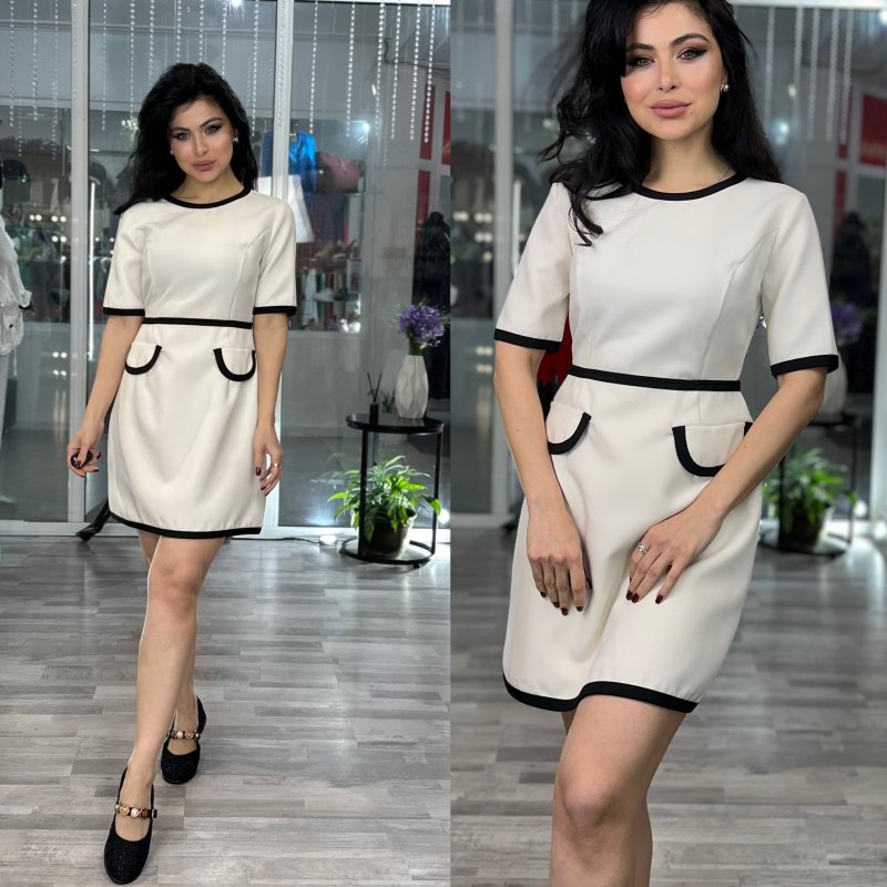 Платье мини в стиле «Old money»