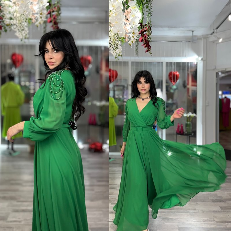 Платье длины макси