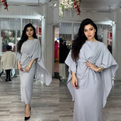 Платье с кейпом