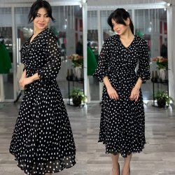 Платье в горох