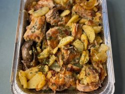 Жаркое с кроликом целым 