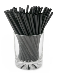 Трубочки 5х125мм прямые ЧЕРНЫЕ для мартини Complement  400шт/уп 135/54000
