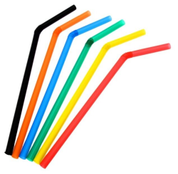 ЛП Трубочки 5х240мм с изгибом ЦВЕТНЫЕ 250шт/уп 46/11500