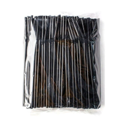 ЛП Трубочки 5х210мм с изгибом ЧЕРНЫЕ 250шт/уп 48/12000