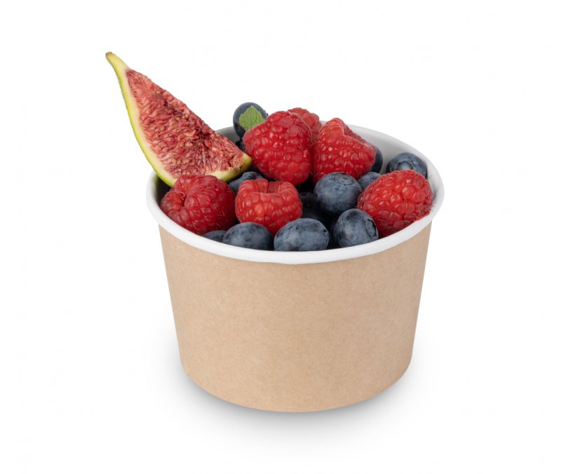 Упаковка OSQ ROUND BOWL 300мл КРАФТ 30шт/уп 20/600