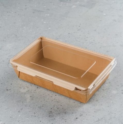 Контейнер с крышкой ПЭТ ПТ 800мл 50шт/уп 4/200