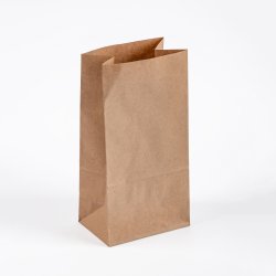 Пакет бумажный 120х80х250мм ВИТА крафт 70г 1/700