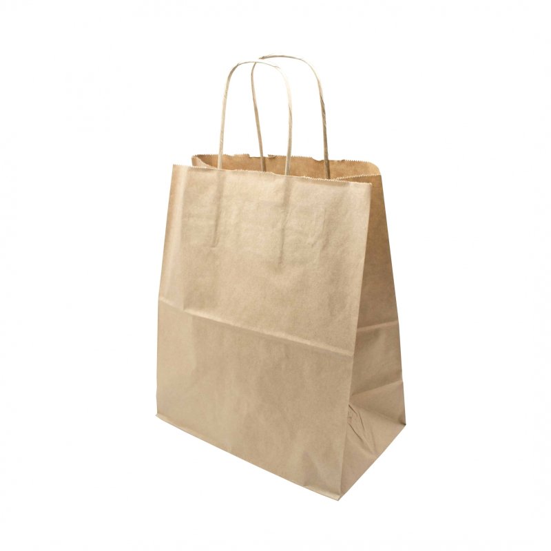 Пакет с кручеными ручками 260х150х350мм КРАФТ 1/350