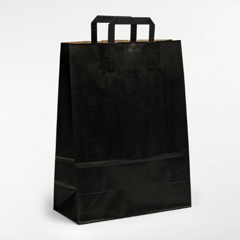 Пакет с кручеными ручками 260х150х350мм ЧЕРНЫЙ 1/250 010-101477-001