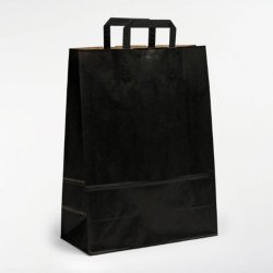 Пакет с кручеными ручками 260х150х350мм ЧЕРНЫЙ 1/250 010-101477-001