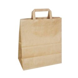 Пакет с плоскими ручками 280х150х280мм КРАФТ 1/500