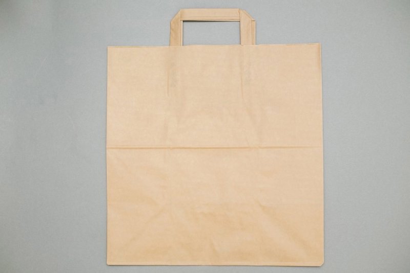 Пакет с плоскими ручками 320х200х320мм КРАФТ 1/500