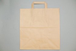 Пакет с плоскими ручками 320х200х320мм КРАФТ 1/500