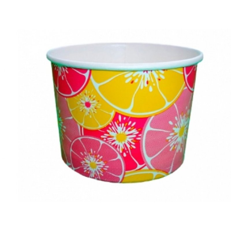 Креманка бумажная ВИРИДО АПЕЛЬСИН 250мл 50шт/уп 16/800