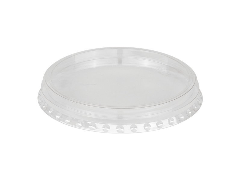 Крышка ПЭТ СТИРОЛ плоская с отверстием D 95мм 50шт/уп 20/1000