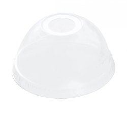 Крышка ПЭТ ПОЛИЭР купол с отверстием D 95мм 50шт/уп 20/1000