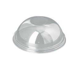 Крышка ПЭТ ПОЛИЭР купол без отверстия D 95мм 50шт/уп 20/1000