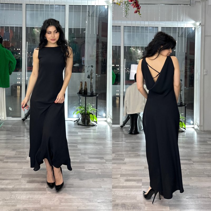 Платье с открытой спиной