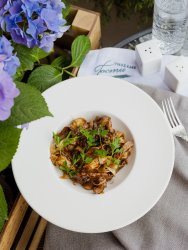 Фетучини с телятиной