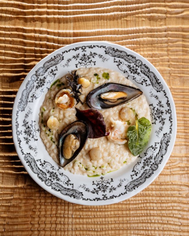 Ризотто с морепродуктами