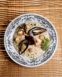 Ризотто с морепродуктами