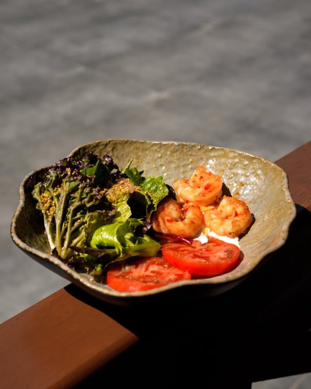 Страчателла/креветки/микс салатов