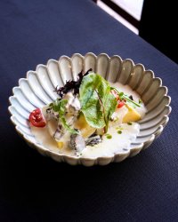 Лягур либже с пастой (говядина копченая, сливки, паста)