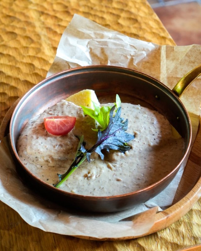 Гершлибже (фасоль, сливки, паста)