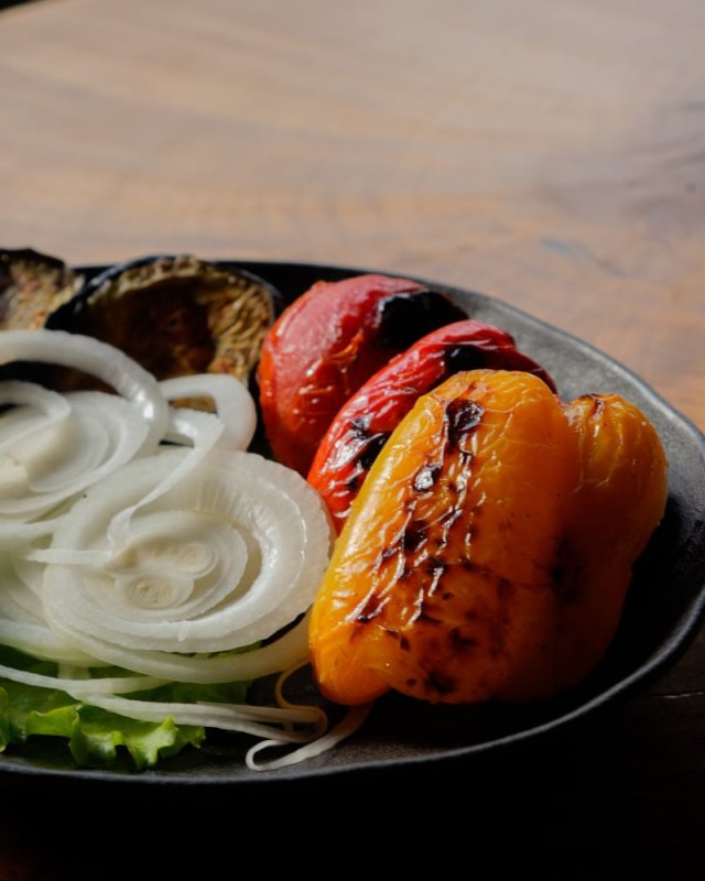 Овощи на углях