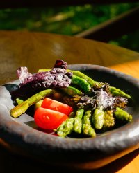 Спаржа на гриле