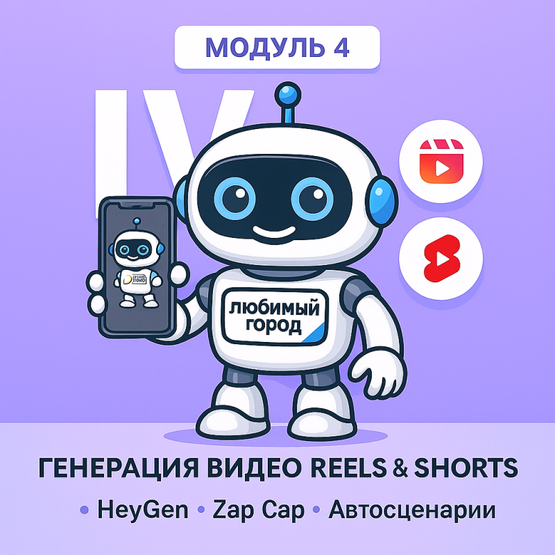 Модуль 4 – Видео Reels & Shorts