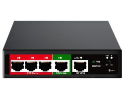 Коммутатор POE SMR-H-4-1U