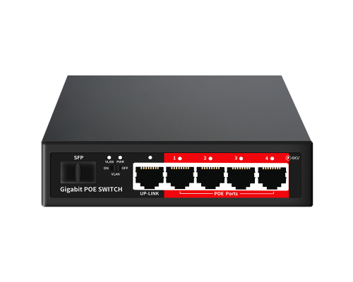 Коммутатор POE SMR-4-1G1S
