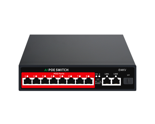 Коммутатор POE SMR-POE-8-2G-250-SFP