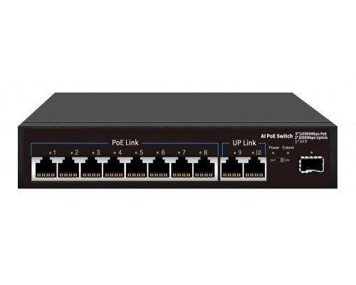 Коммутатор POE SMR-POE-8-2-250-GIGA-SFP
