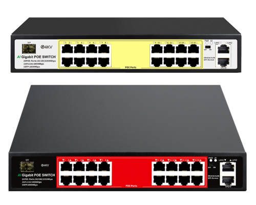 Коммутатор POE SMR-H-16PG-2G1S