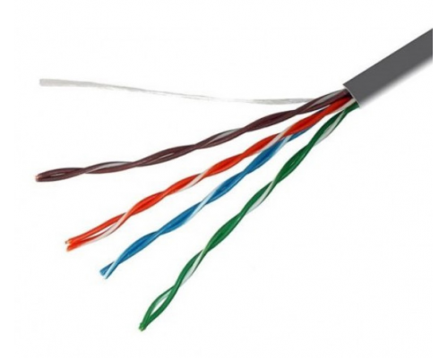 Кабель UTP медный внутренний 4х2х0.5мм