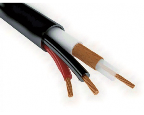 Кабель КВК-2П 2х0.75мм, черный, уличный