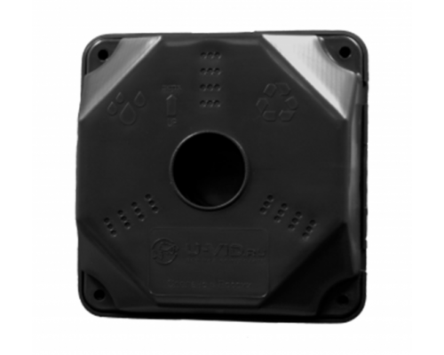 Монтажная коробка U-VID 132x132x52 черная