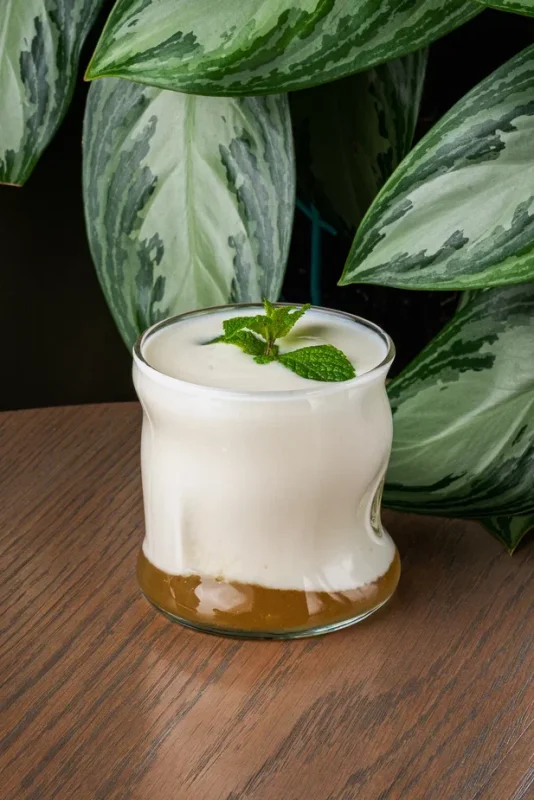 Освежающий айран с ананасом