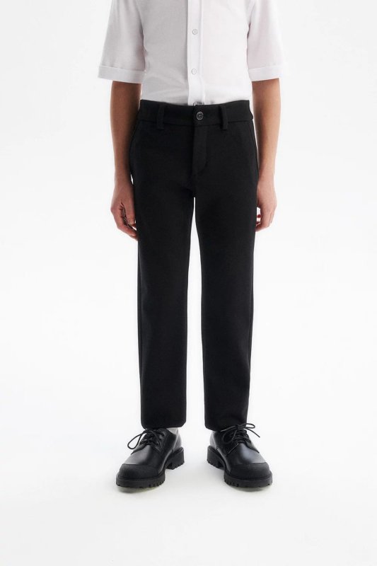 Черные брюки из трикотажа "Milano jersey"