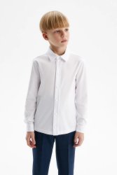 Белая сорочка из премиального 100% хлопка supima cotton