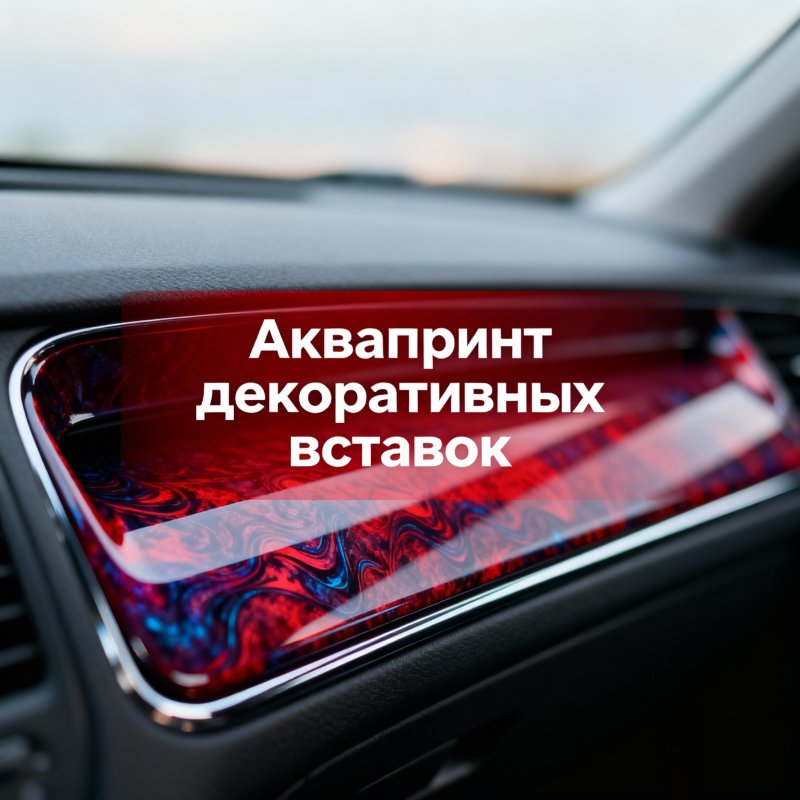 Аквапринт декоративных вставок