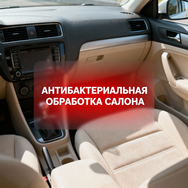 Антибактериальная обработка салона